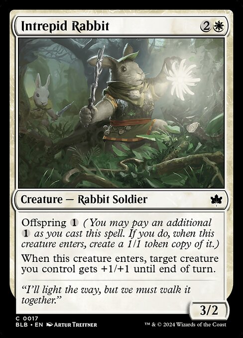 Intrepid Rabbit - Bloomburrow - 17