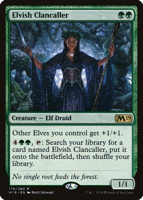 Elvish Clancaller - Core Set 2019 - 179