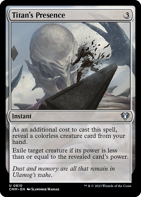 Titan's Presence - Commander Masters - 810