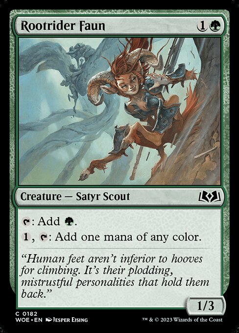 Rootrider Faun - Wilds of Eldraine - 182