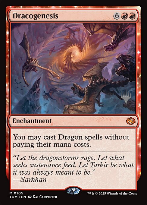 Dracogenesis - Tarkir: Dragonstorm Promos - 105p