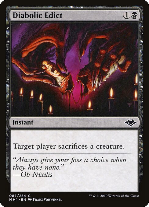 Diabolic Edict - Modern Horizons - 87