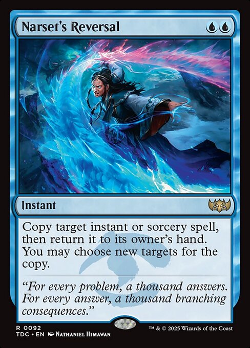Narset's Reversal - Tarkir: Dragonstorm Commander - 92