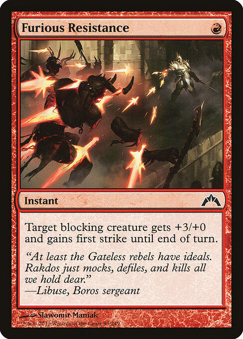 Furious Resistance - Gatecrash - 93