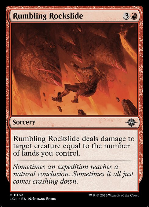 Rumbling Rockslide - The Lost Caverns of Ixalan - 163
