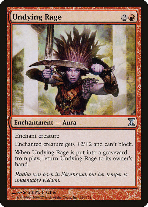 Undying Rage - Time Spiral - 184