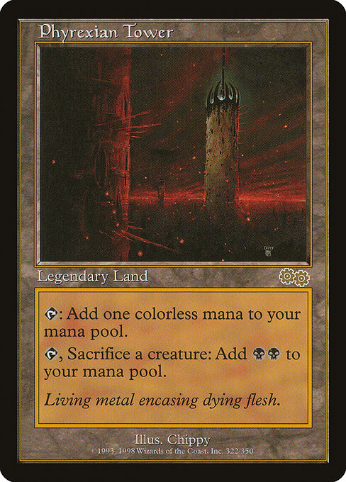 Phyrexian Tower - Urza's Saga - 322