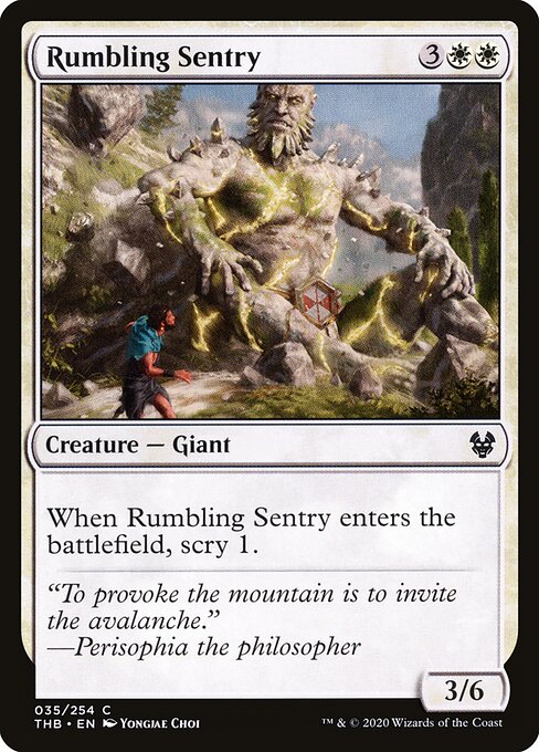 Rumbling Sentry - Theros Beyond Death - 35