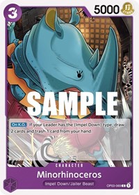 Minorhinoceros - Pillars of Strength - OP03-069