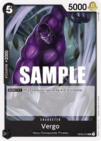 Vergo - Pillars of Strength - OP03-079