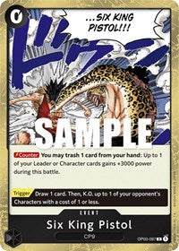 Six King Pistol - Pillars of Strength - OP03-097