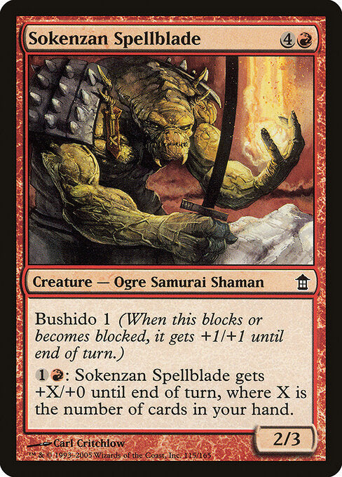 Sokenzan Spellblade - Saviors of Kamigawa - 115