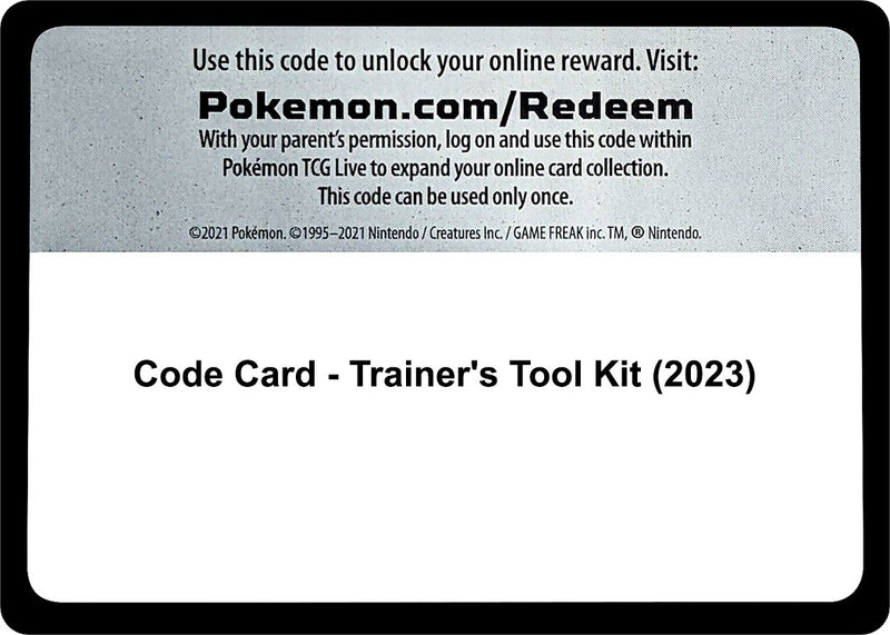 Image for Code Card - Trainer's Tool Kit (2023) (MCAP) - Pokemon