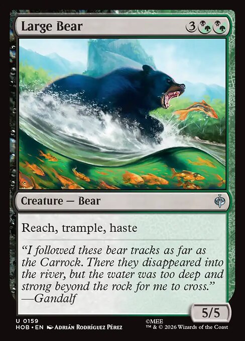 Large Bear - The Hobbit - 159