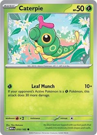Caterpie - 010/165 - SV: Scarlet & Violet 151 - 010/165
