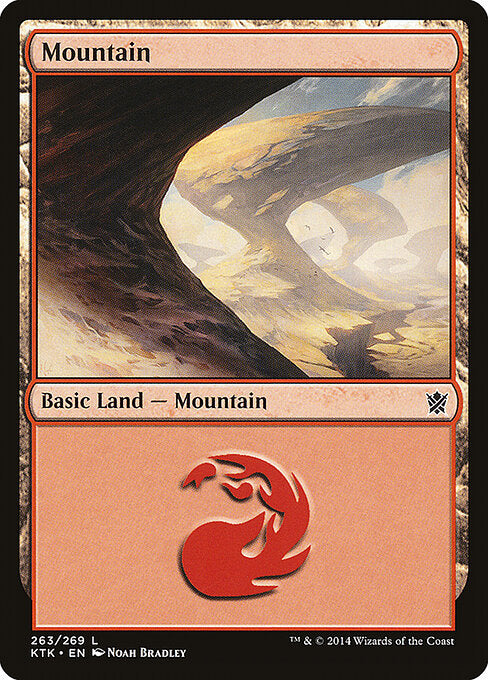 Mountain - Khans of Tarkir - 263