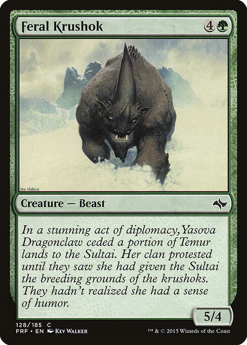 Feral Krushok - Fate Reforged - 128