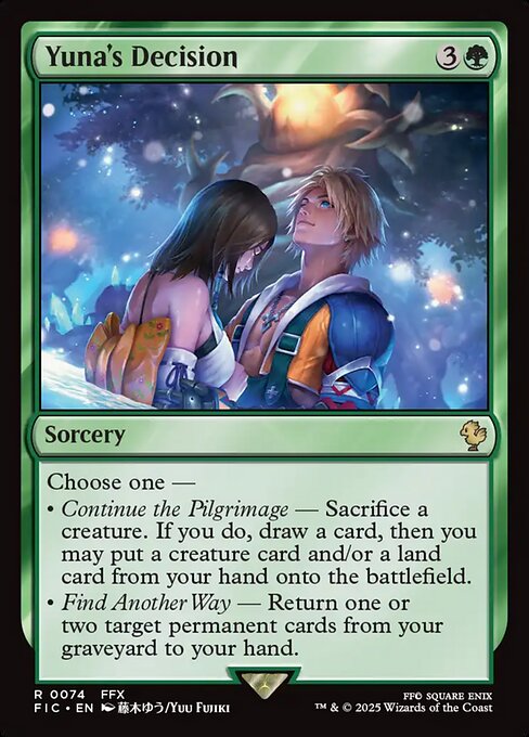 Yuna's Decision - Final Fantasy Commander - 74