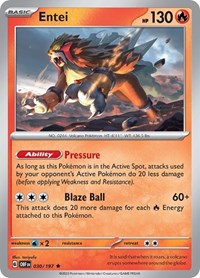 Entei - SV03: Obsidian Flames - 030/197