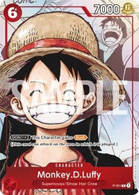 Monkey.D.Luffy (Alternate Art) - One Piece Promotion Cards - P-001