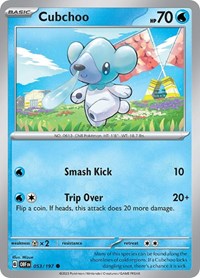 Cubchoo - SV03: Obsidian Flames - 053/197