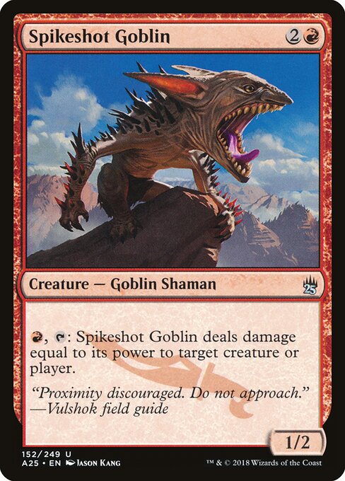 Spikeshot Goblin - Masters 25 - 152