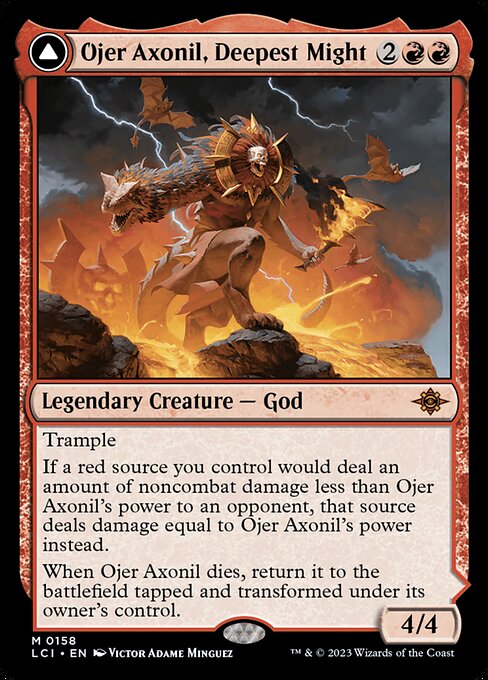 Ojer Axonil, Deepest Might // Temple of Power - The Lost Caverns of Ixalan - 158