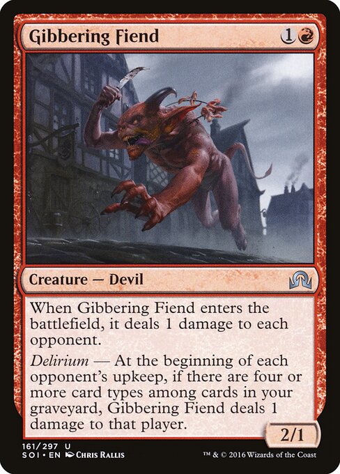 Gibbering Fiend - Shadows over Innistrad - 161
