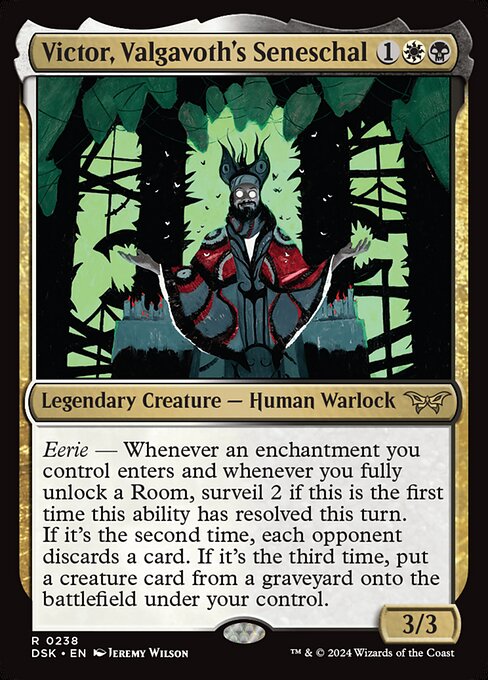 Victor, Valgavoth's Seneschal - Duskmourn: House of Horror - 238