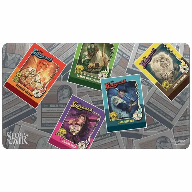 Secret Lair August 2023: Baseball White Stitched Standard Gaming Playmat