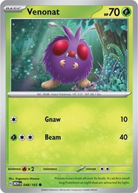 Venonat - SV: Scarlet & Violet 151 - 048/165