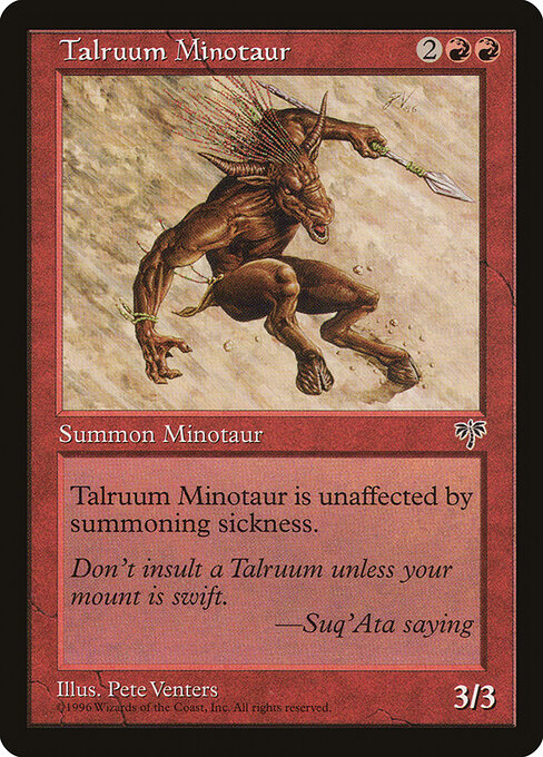 Talruum Minotaur - Mirage - 196