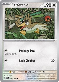 Farfetch'd - SV: Scarlet & Violet 151 - 083/165