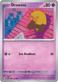 Drowzee - SV: Scarlet & Violet 151 - 096/165