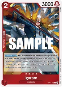 Igaram - Kingdoms of Intrigue - OP04-002