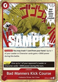 Bad Manners Kick Course - Kingdoms of Intrigue - OP04-016