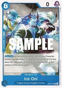 Ice Oni - Kingdoms of Intrigue - OP04-047