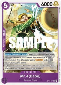 Mr.4 (Babe) - Kingdoms of Intrigue - OP04-071