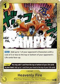 Heavenly Fire - Kingdoms of Intrigue - OP04-117