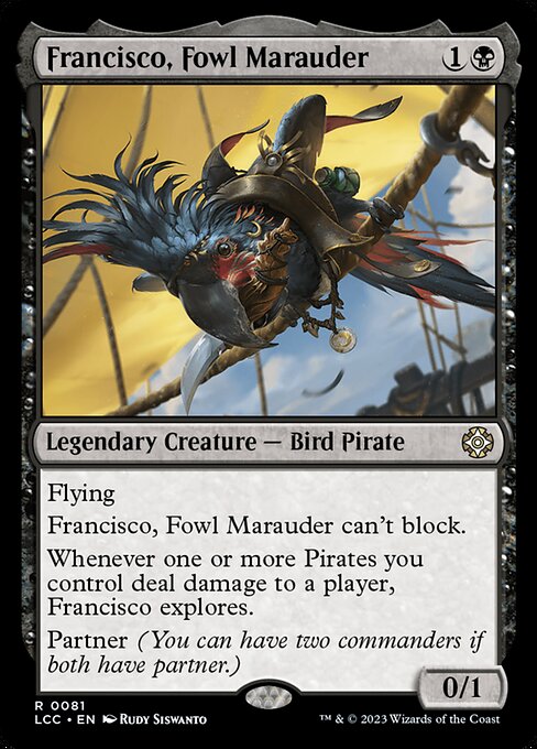 Francisco, Fowl Marauder - The Lost Caverns of Ixalan Commander - 81