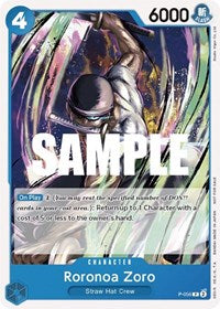 Roronoa Zoro (Sealed Battle Kit Vol. 1) - One Piece Promotion Cards - P-056
