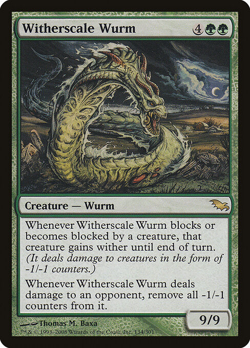 Witherscale Wurm - Shadowmoor - 134