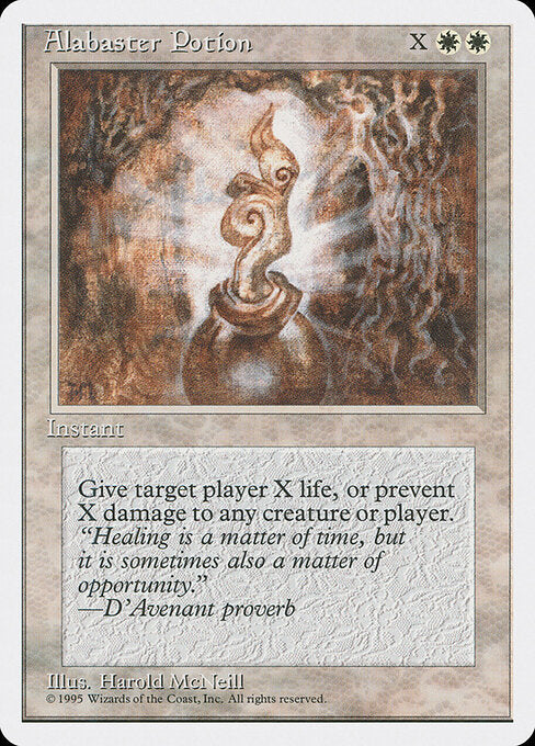 Alabaster Potion - Fourth Edition - 1