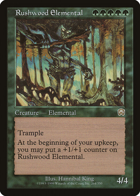 Rushwood Elemental - Mercadian Masques - 264