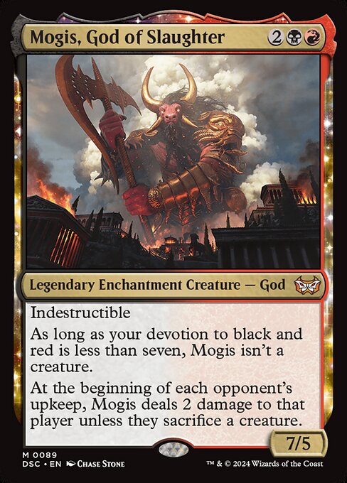 Mogis, God of Slaughter - Duskmourn: House of Horror Commander - 89