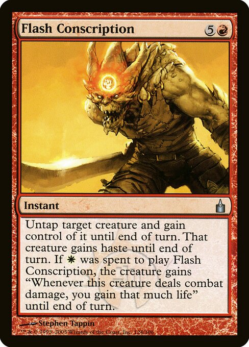 Flash Conscription - Ravnica: City of Guilds - 124