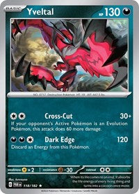 Yveltal - 118/182 - SV04: Paradox Rift - 118/182
