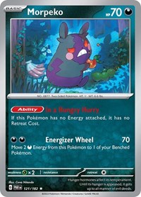 Morpeko - 121/182 - SV04: Paradox Rift - 121/182