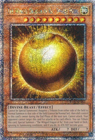 The Winged Dragon of Ra - Sphere Mode [RA01-EN007] Quarter Century Secret Rare