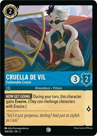 Cruella De Vil - Fashionable Cruiser - Rise of the Floodborn - 144/204